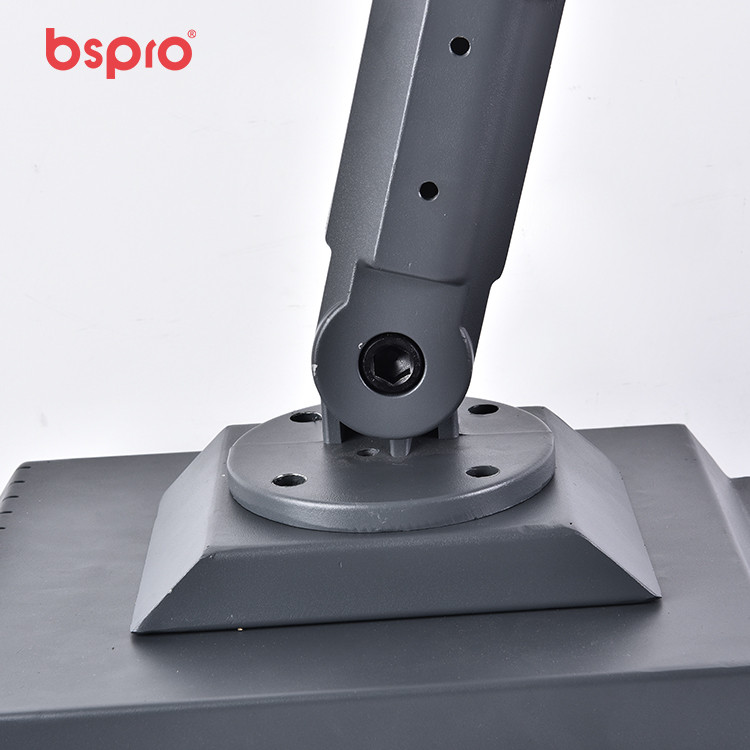 Gray mechanical arm base detail