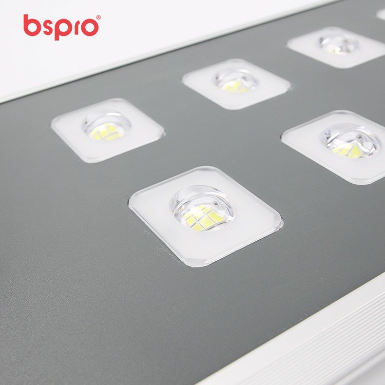LED lights on a gray surface