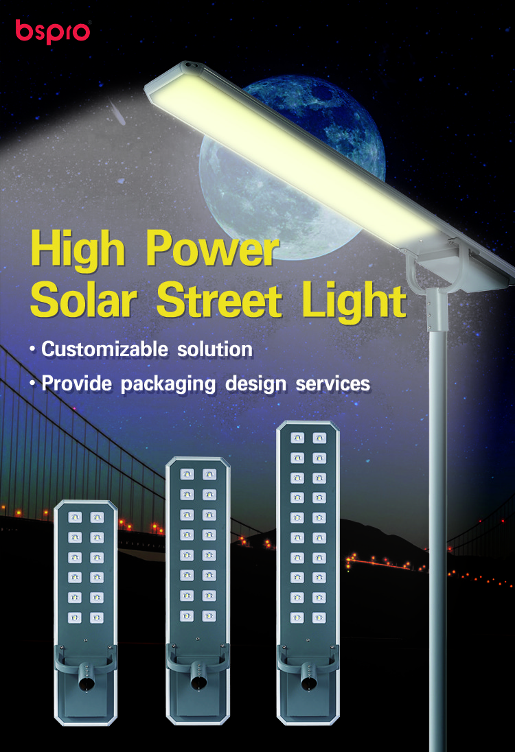 Solar street light promotional poster