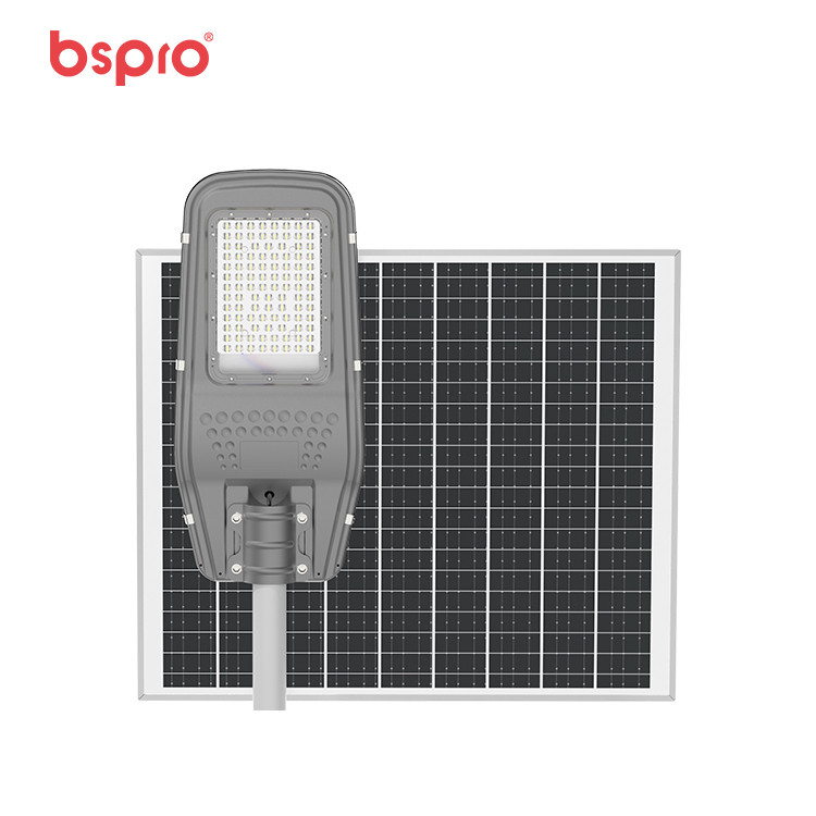 Solar street light with panel