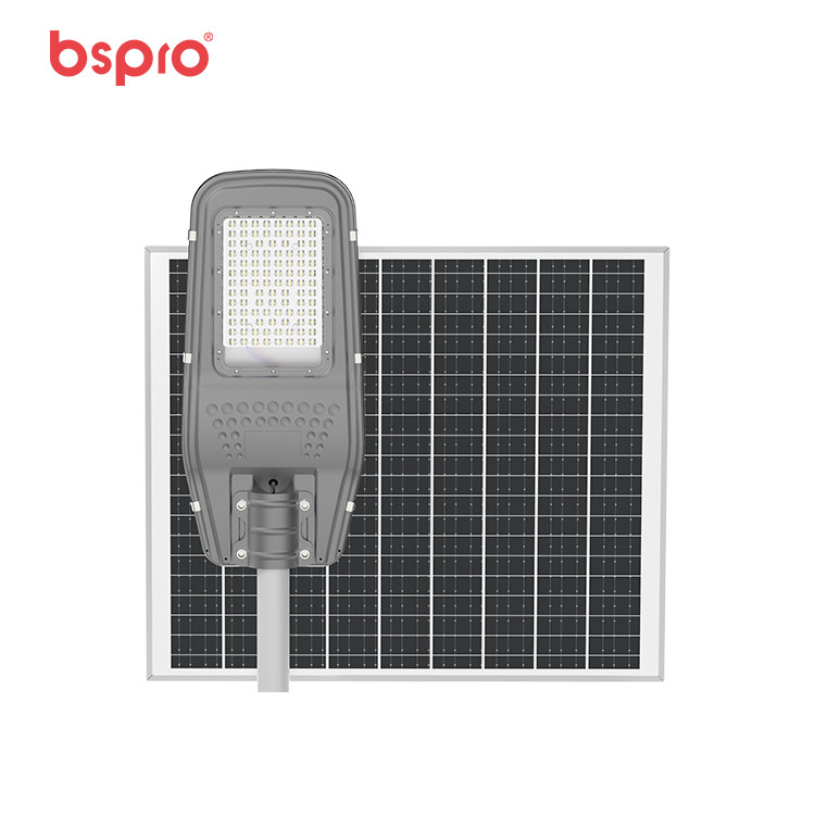 Solar street light with panel