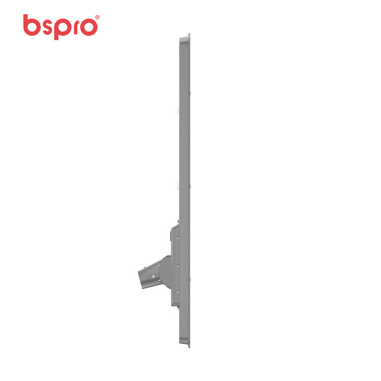 Slim wall-mounted display with bracket