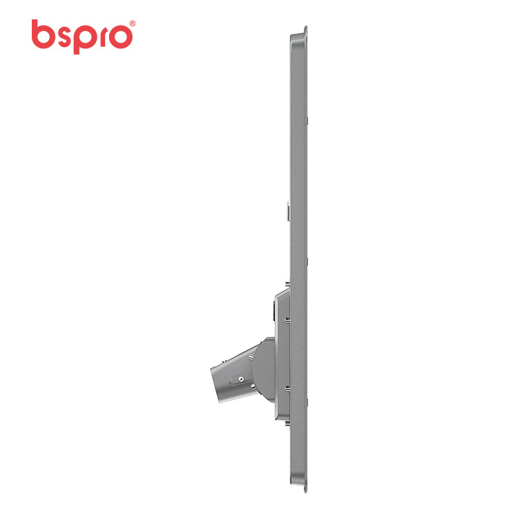 Flat panel with mounting bracket