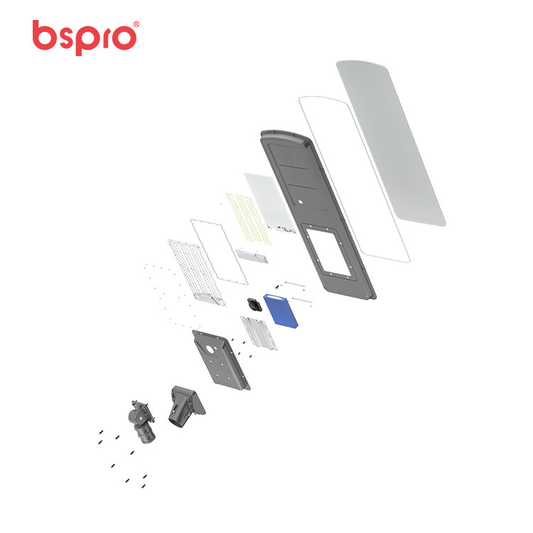 Exploded view of electronic components