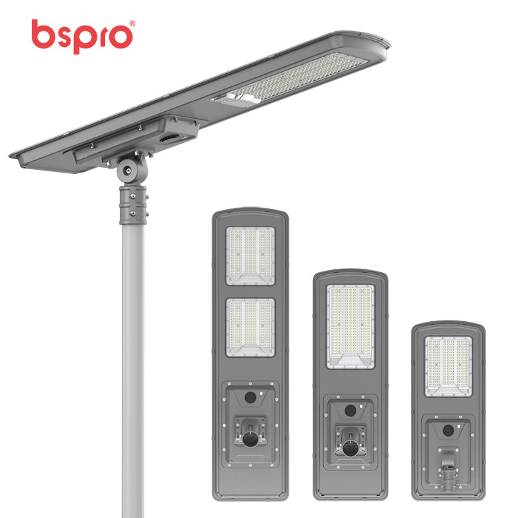 Solar street light with multiple designs