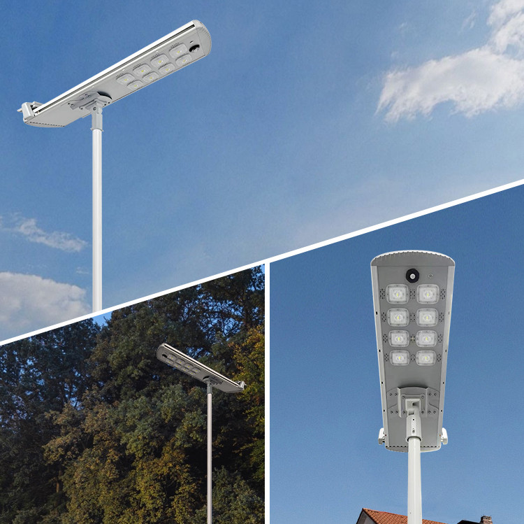 MD-SLT56 Integrated Engineering Project Solar Street Light with Self-Cleaning System 45W/60W/80W/100W | bspro Integrated Engineering Project Solar Street Light with Self-Cleaning System