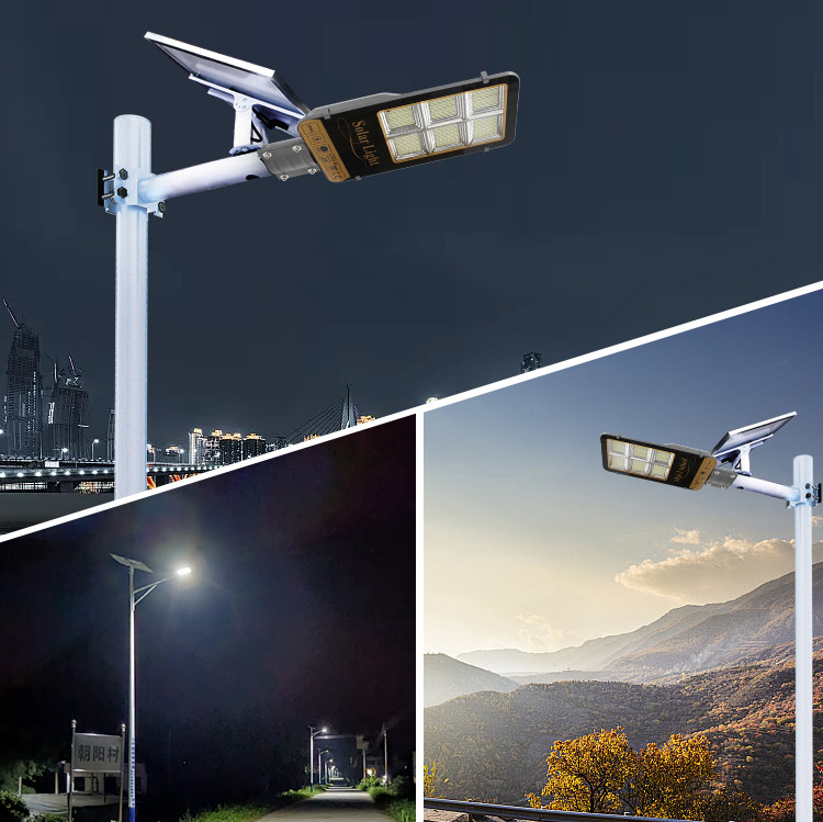 Solar streetlight in urban and rural settings