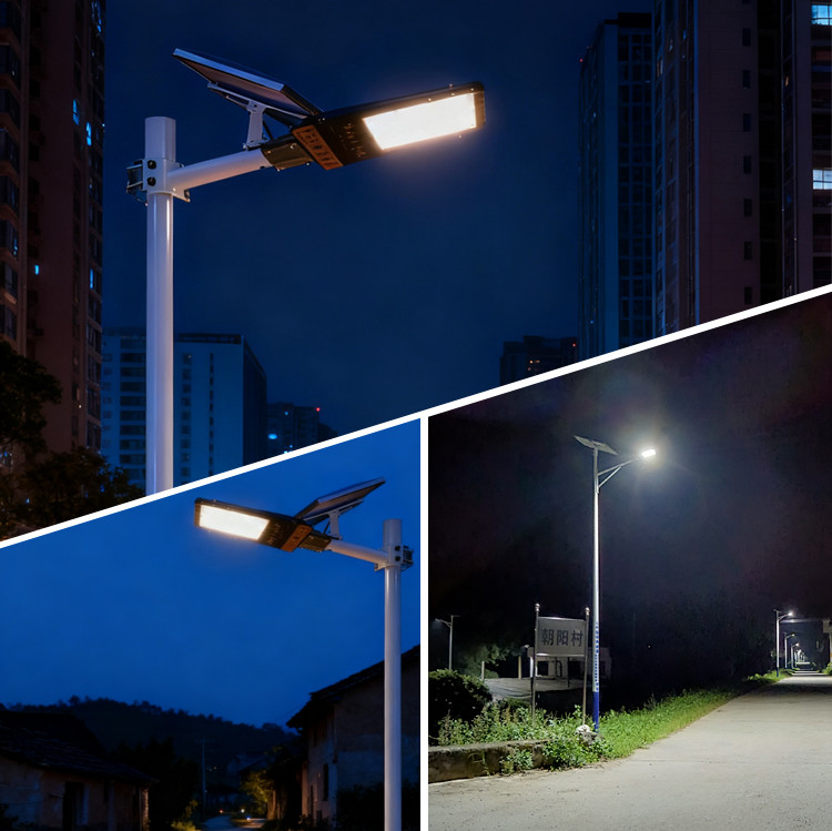 MD-SLT67-300W-B Engineering Project Split Solar Street Light 300W-B | bspro Engineering Project Split Solar Street Light