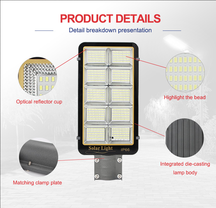 MD-SLT67-300W Engineering project Split Solar Street Light 300W | bspro Engineering project Split Solar Street Light