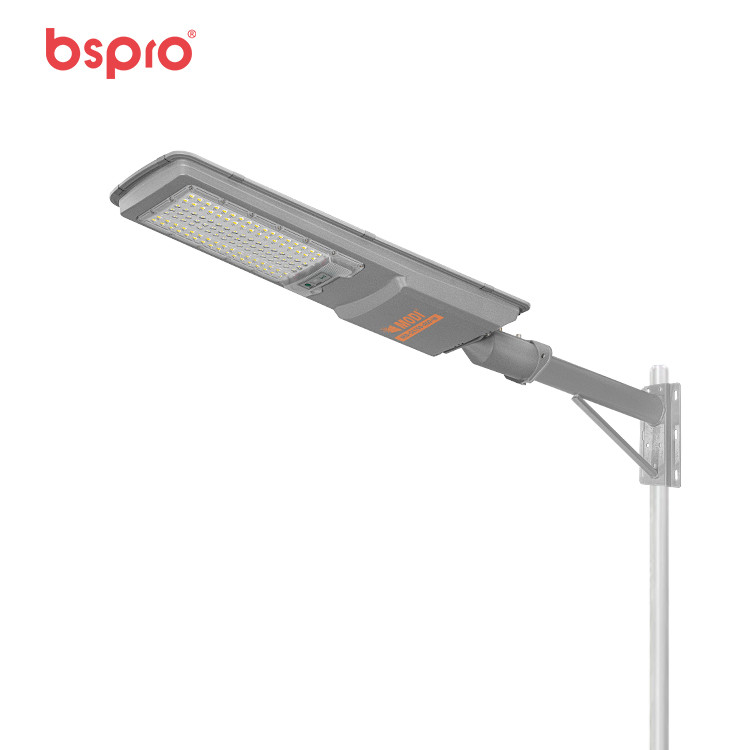 Modern street light on pole