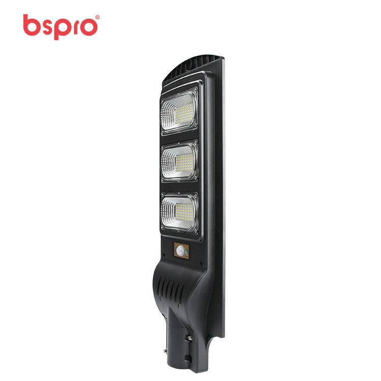 LED street light with three bulbs