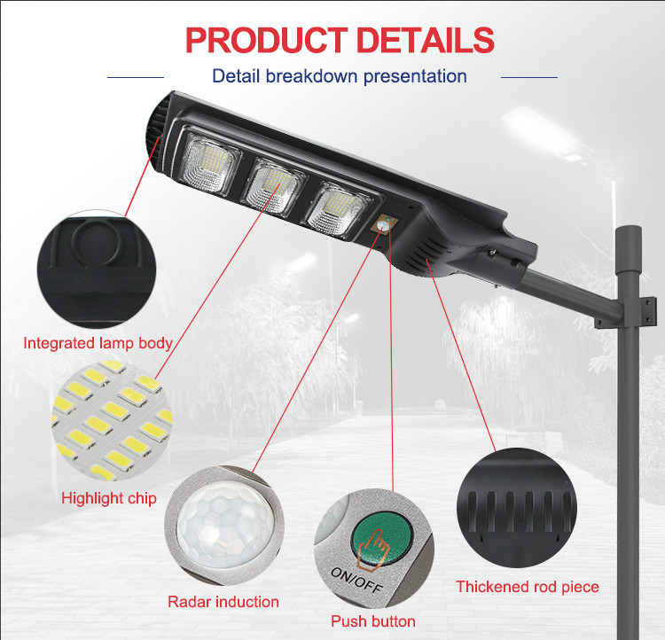 MD-SLT42 Solar Street Light 50W/100W/200W/300W/400W | bspro solar street light