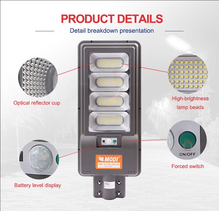 MD-SLT68 solar street light details