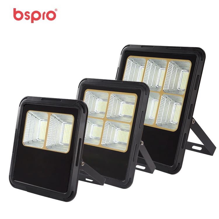 MD-FLT18 Solar Flood Light 100W 200W 300W Outdoor Waterproof IP65 with Remote Control