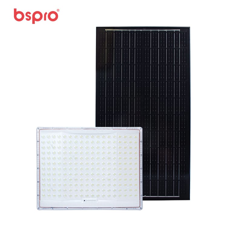 MD-FLT20 100W solar flood light with solar panel outdoor