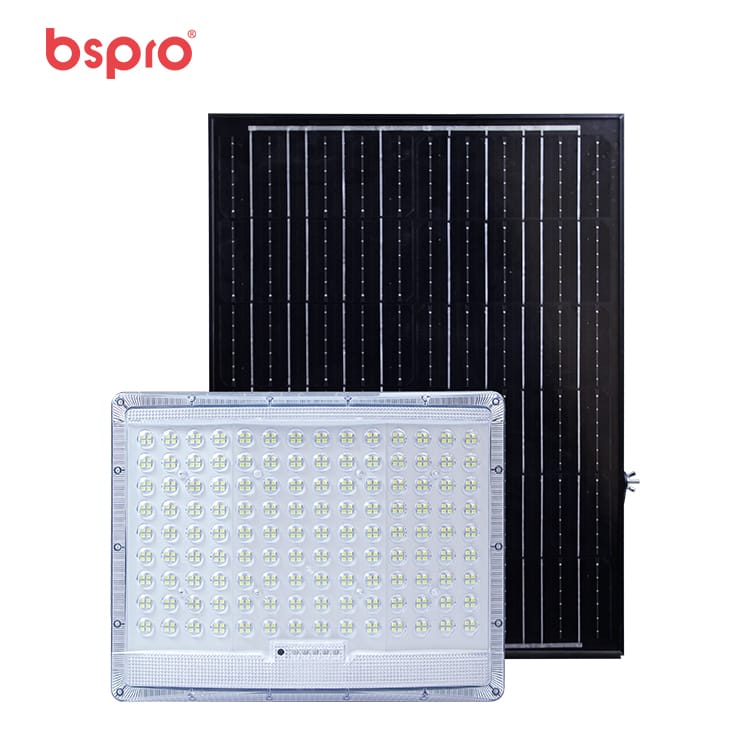 MD-FLT20 200W solar flood light with solar panel outdoor