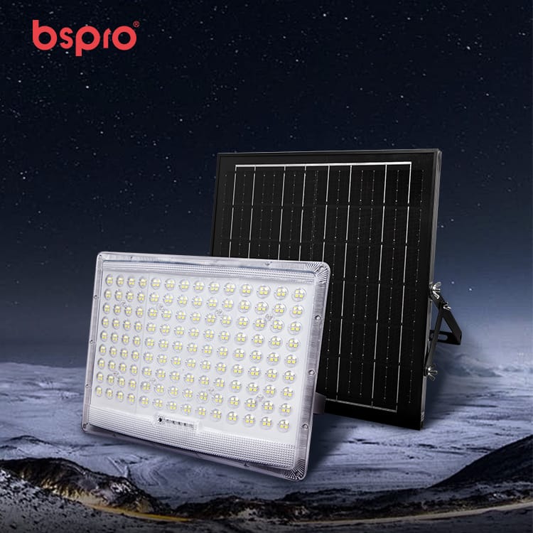 MD-FLT20 solar flood light side view