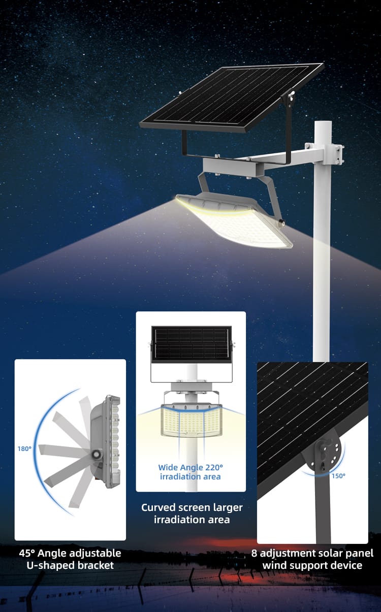 MD-FLT20 Solar Flood Light Outdoor Waterproof 100W 200W 500W with Remote Control IP65 | bspro solar flood light MD-FLT20 solar flood light poster