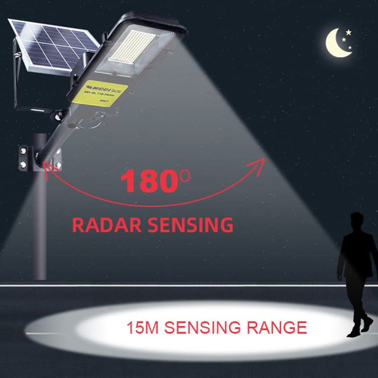 MD-SLT19-300 Outdoor Solar Street Light 300W High Lumen Waterproof IP65 | bspro outdoor solar street light MD-SLT19-300 solar street light parameter
