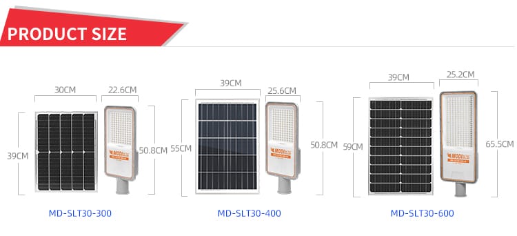 MD-SLT30 solar street light parameter