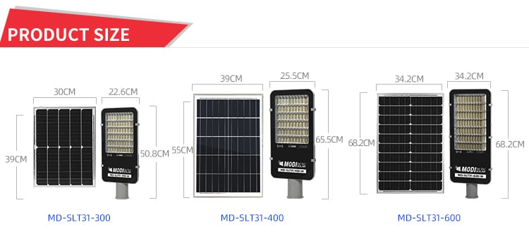 MD-SLT31 solar street light parameter