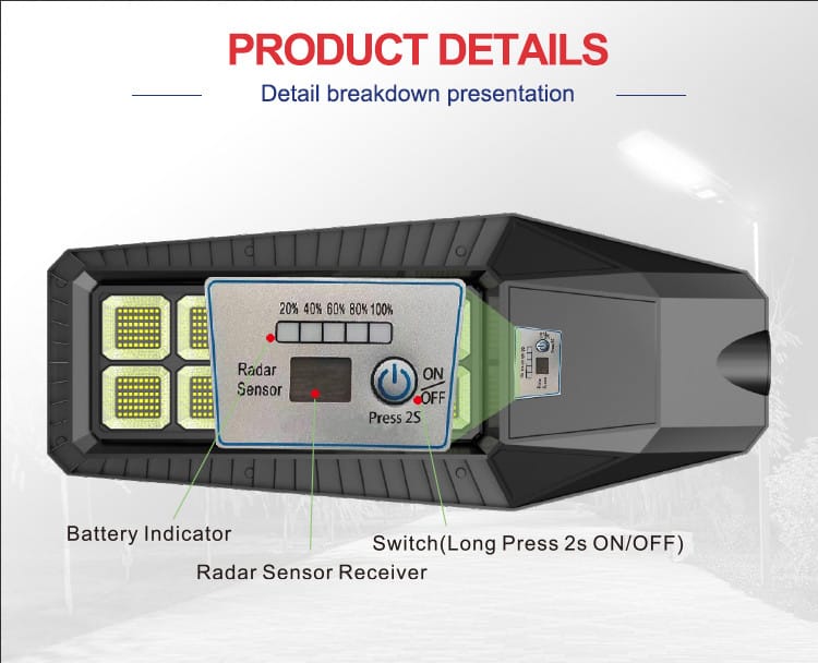 MD-SLT46 solar street light details