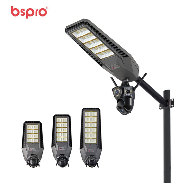 MD-SLT85-JK Solar Street Light All in One 4G Camera 100W 200W 300W IP65 CCTV