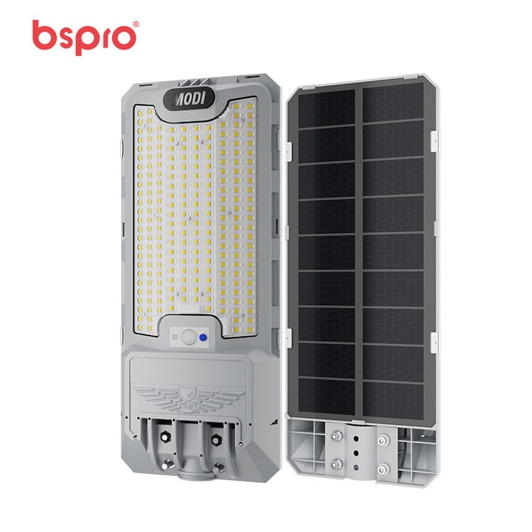 Solar-powered LED street light design