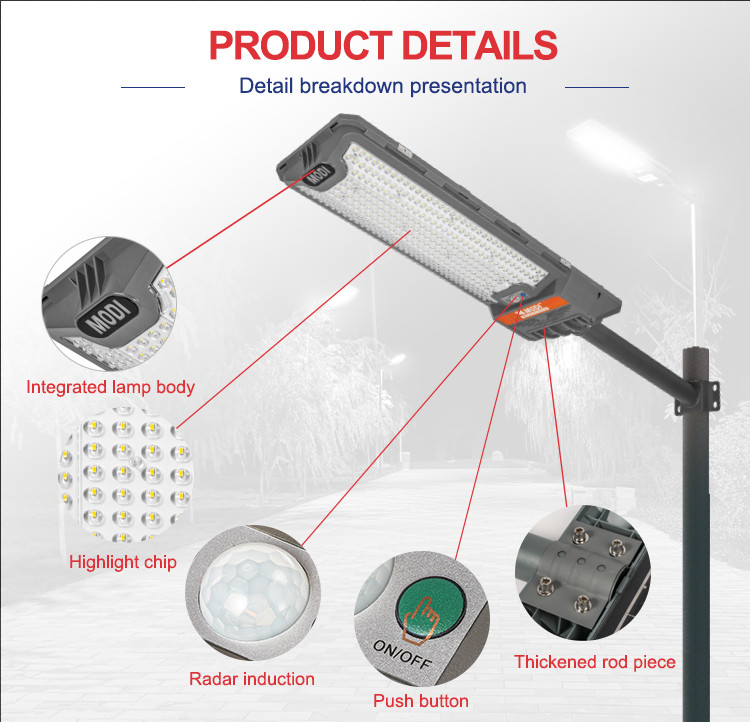 MD-SLT99 solar street light details