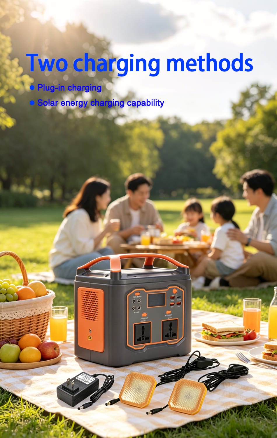BS-BPV14-192WH-300W-2 portable solar power station