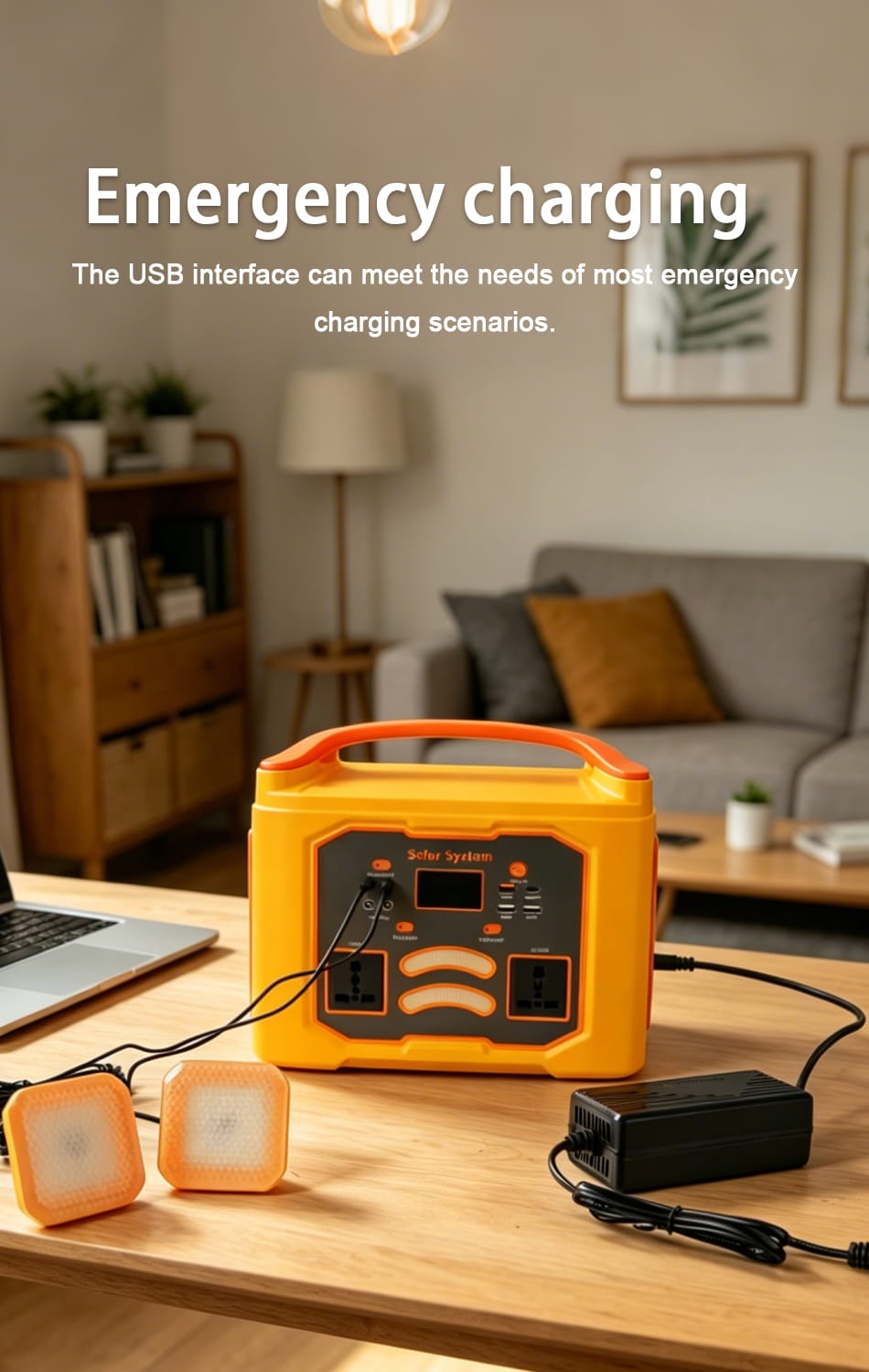 BS-BPV14-384WH-400W-2 portable solar power station