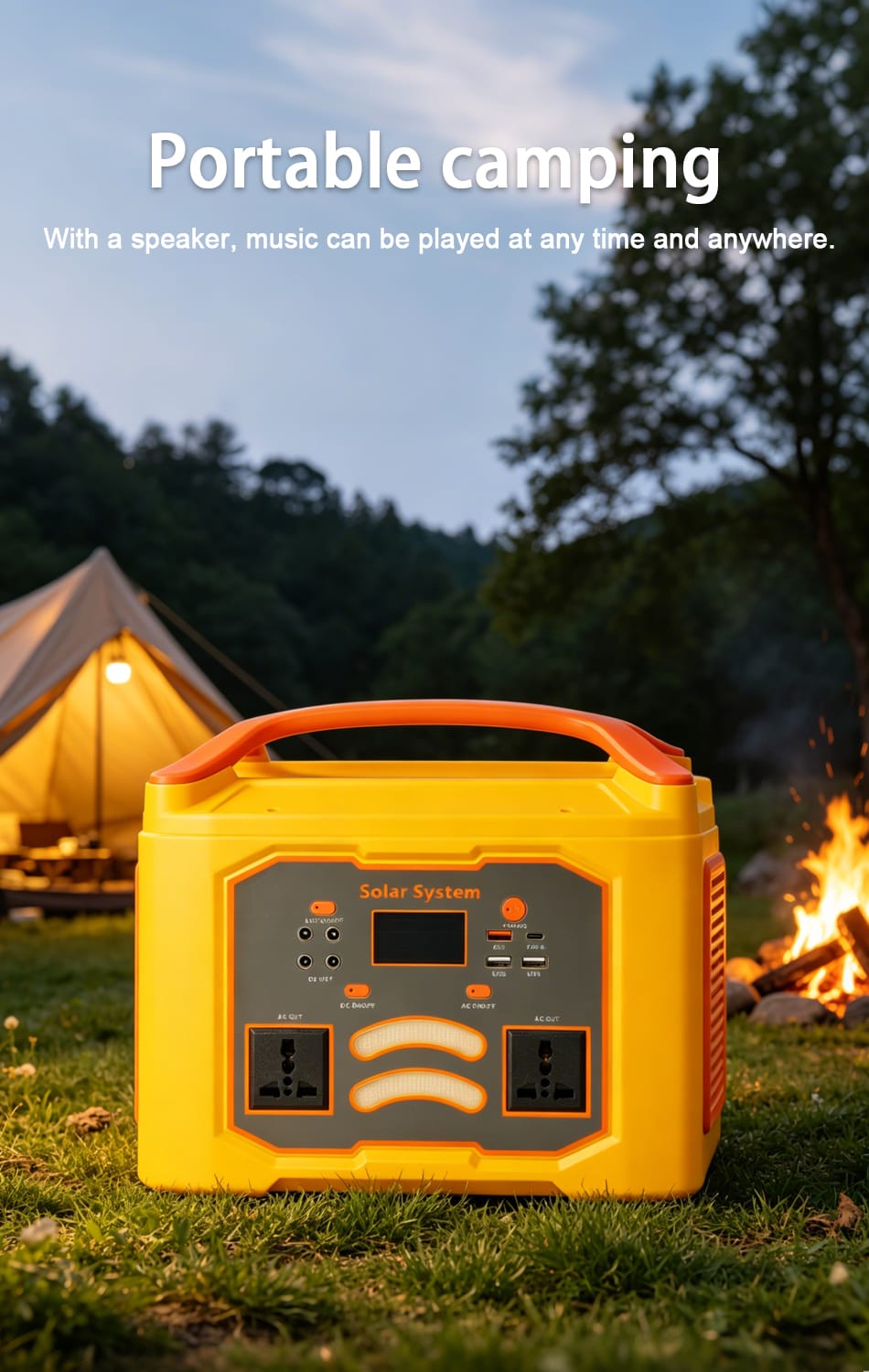 BS-BPV14-384WH-400W-2 portable solar power station