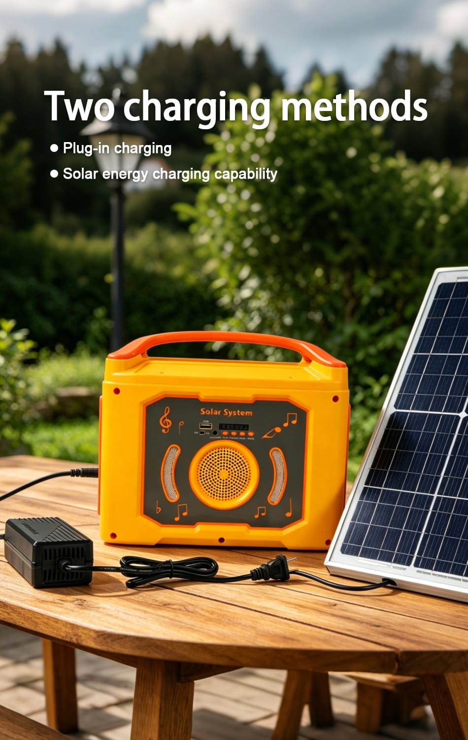 BS-BPV14-384WH-400W-2 portable solar power station