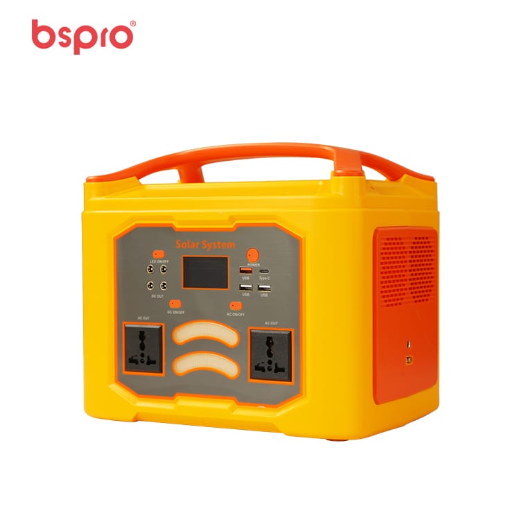 Portable solar power generator unit