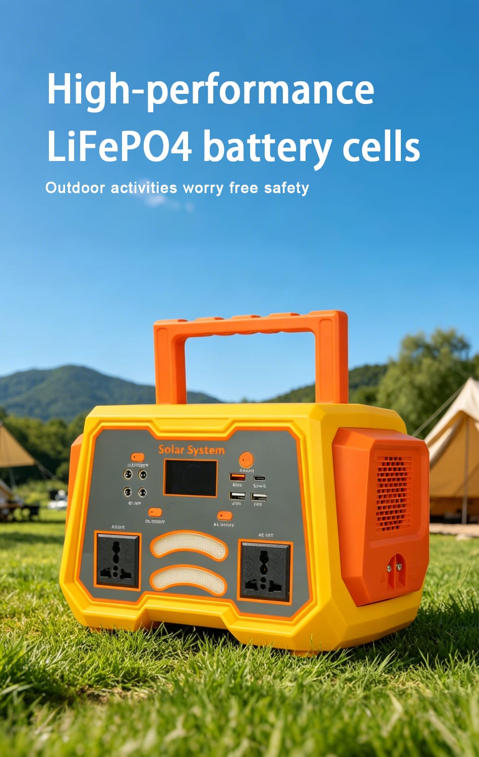 BS-BPV15-256WH-300W-2 portable solar power station