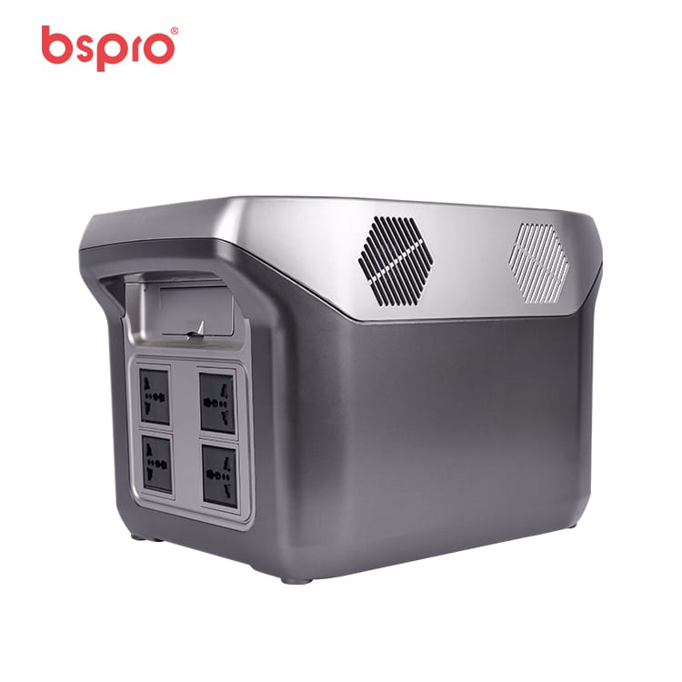 Portable power station with multiple outlets
