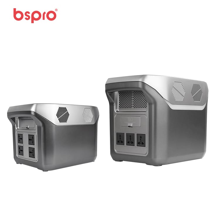 Portable power station with multiple outlets