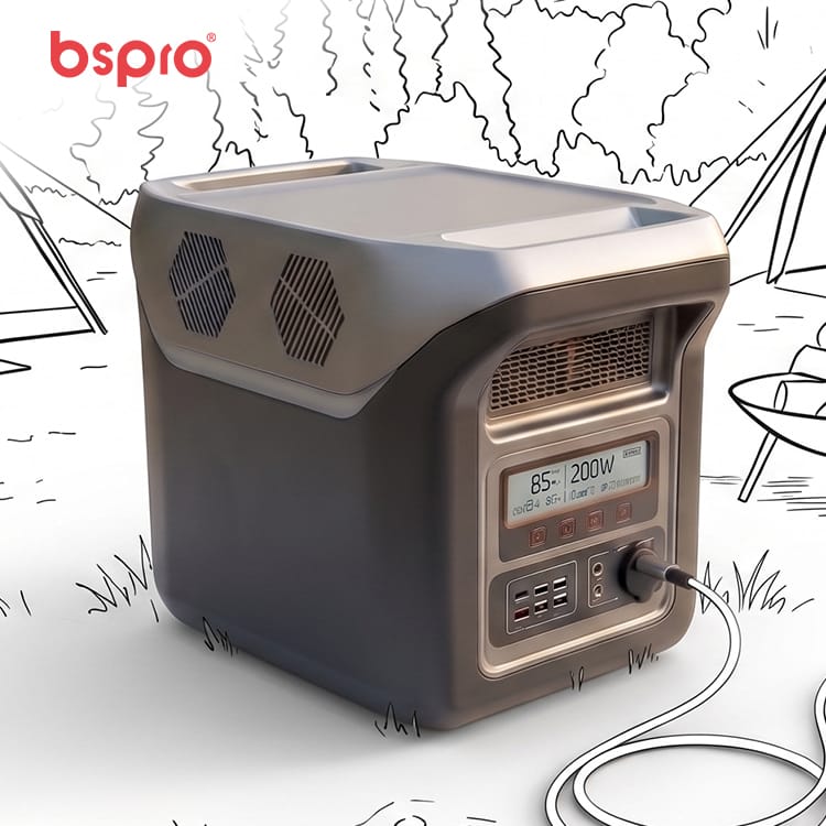 Portable power station for outdoor use