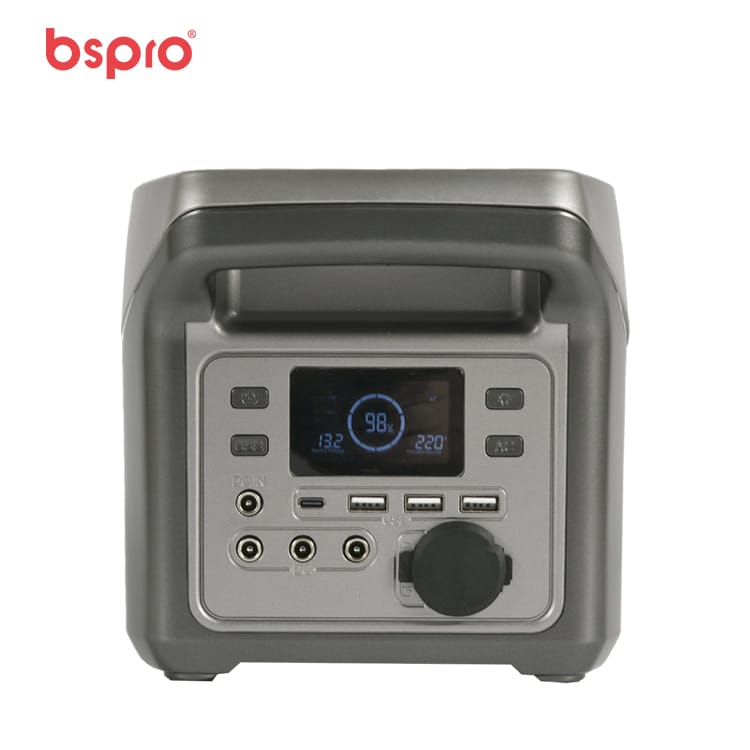 Portable power station with display
