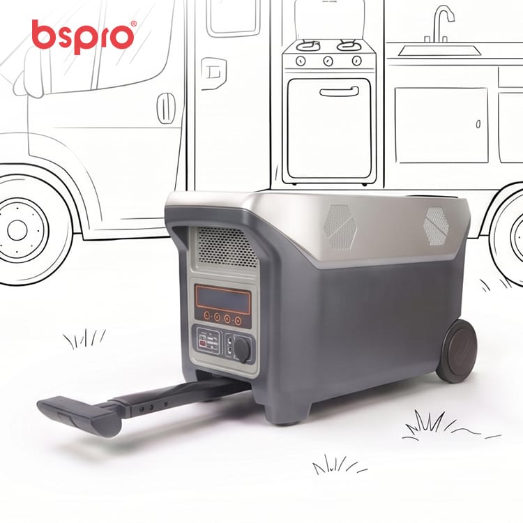 Portable cooler with wheels and handle