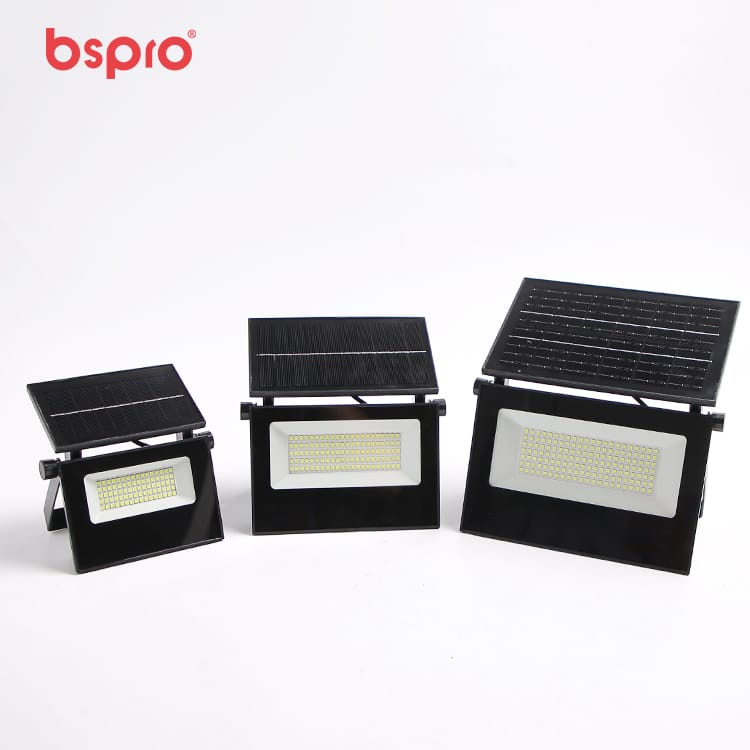 MD-FLT30 Solar Flood Light 100W 150W 200W Motion Sensor Outdoor Waterproof Foldable | bspro