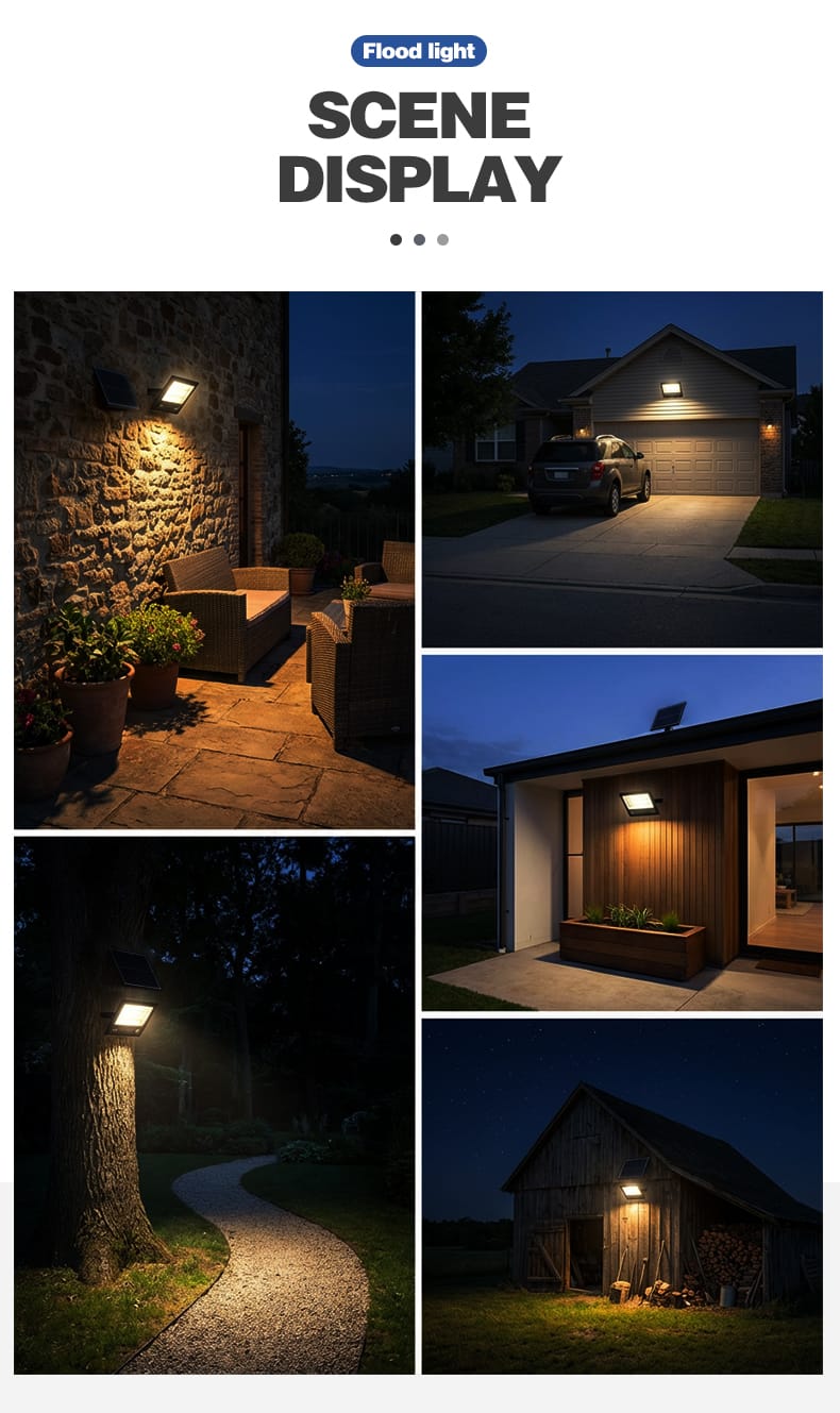 MD-FLT32 Solar Flood Light scene