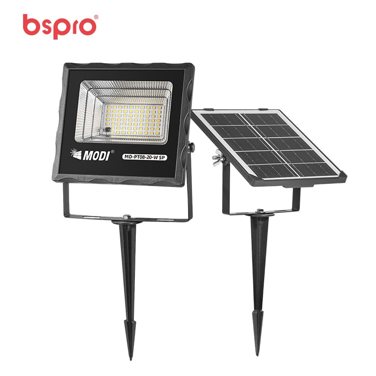 MD-PT08-20-W Solar Flood Light All in One Ground Spike Mount IP65