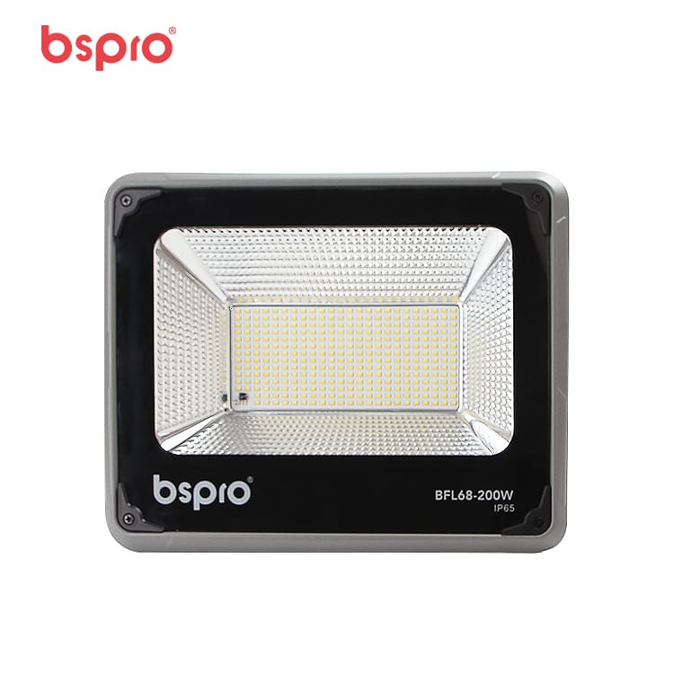 LED floodlight with branding logo