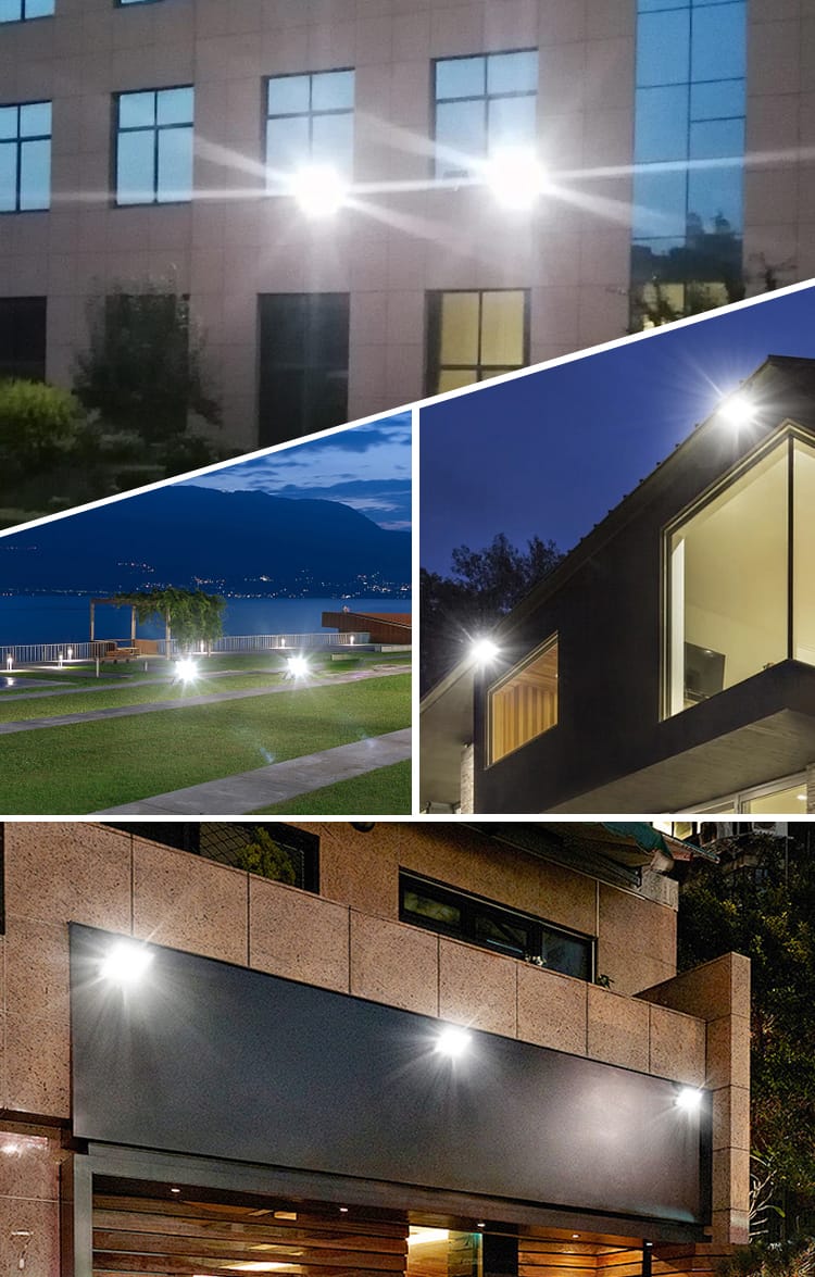 MD-PT68 Solar Flood Light 200W 300W 400W Remote Control Outdoor Waterproof IP65 | bspro solar flood light MD-PT68 Solar Flood Light scene