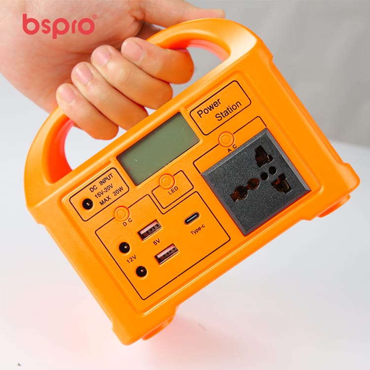 Portable power station with multiple outputs