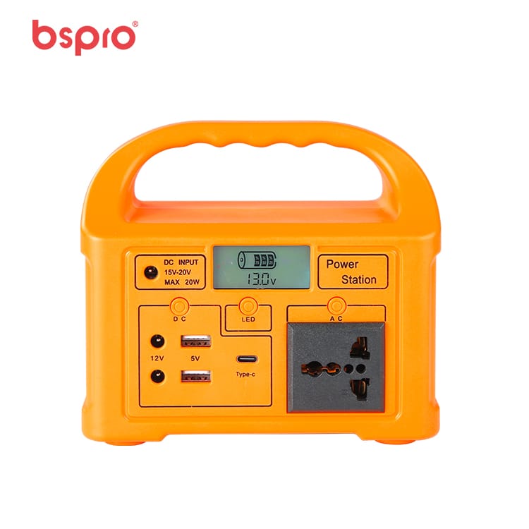 Portable power station with multiple outputs