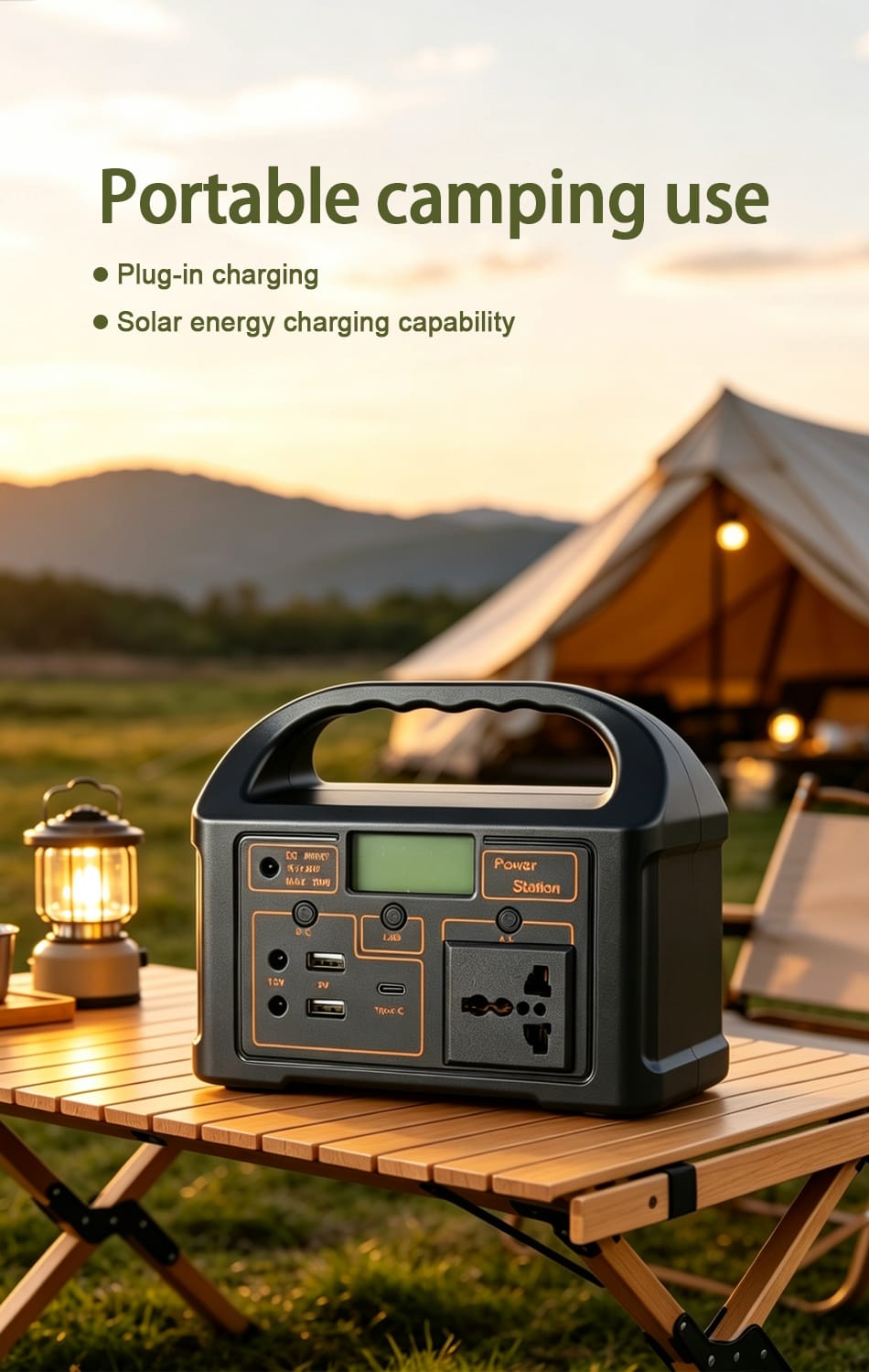 MD-SCP12-12.8V-6A portable solar power station