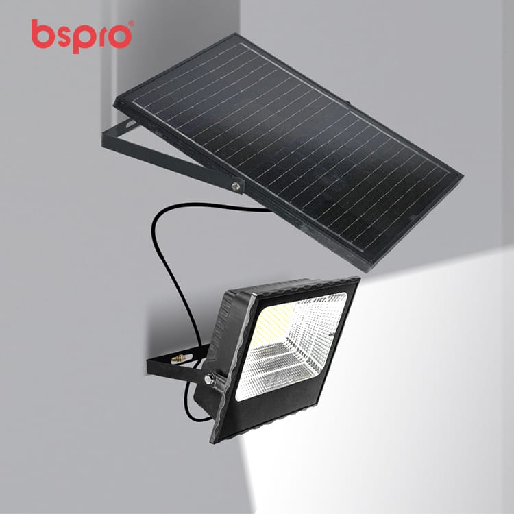 MD-PT08 Solar Flood Light 30W - Side Angle