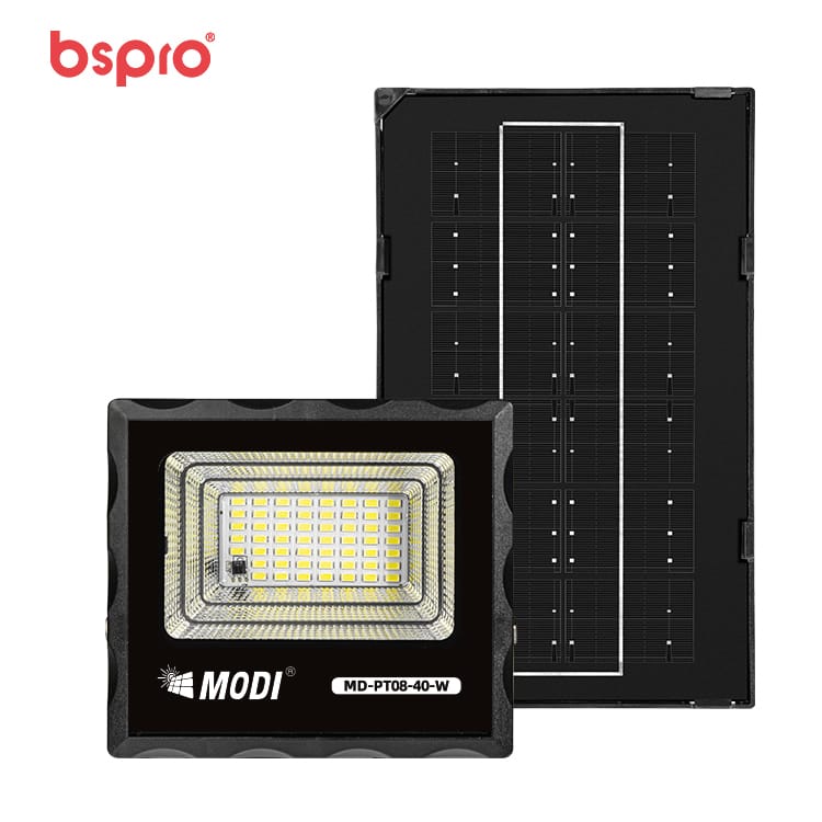 MD-PT08 Solar Flood Light 40W - Side Angle